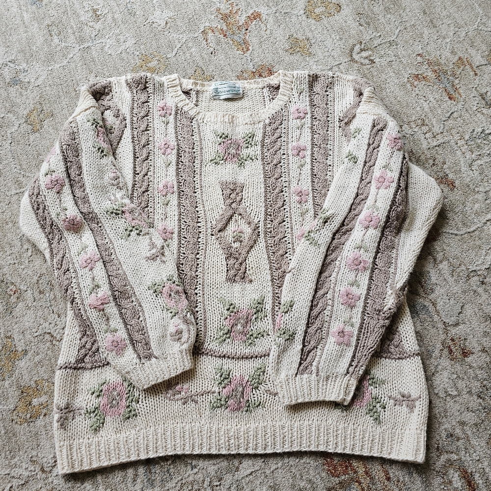 Kint by hand vintage sweater